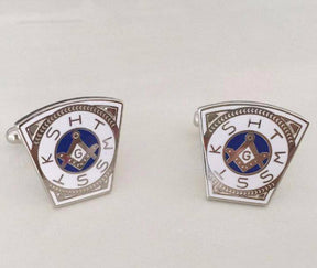 Royal Arch Chapter Cufflink - KSHTWSST White Silver