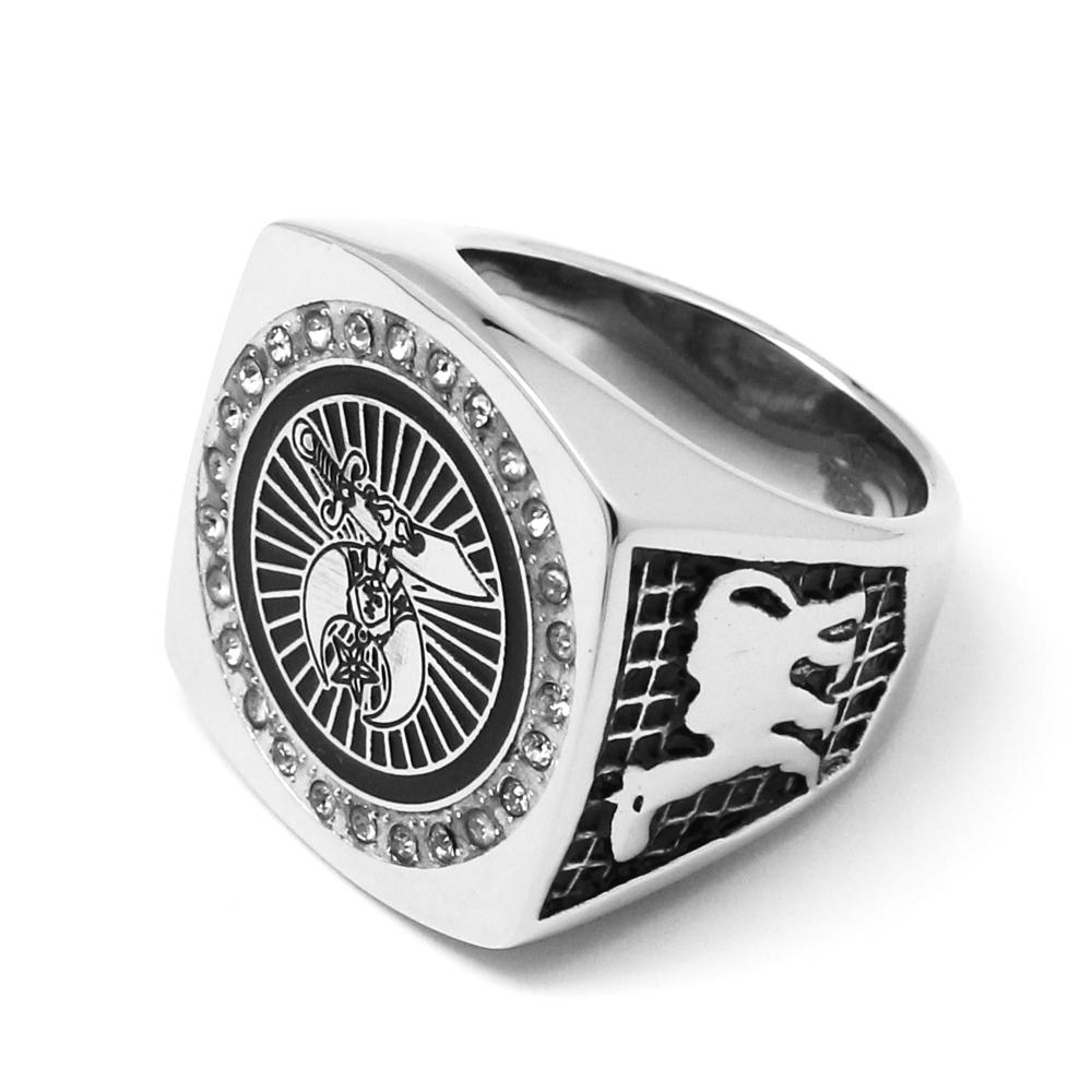 Shriners Ring - Silver Gold