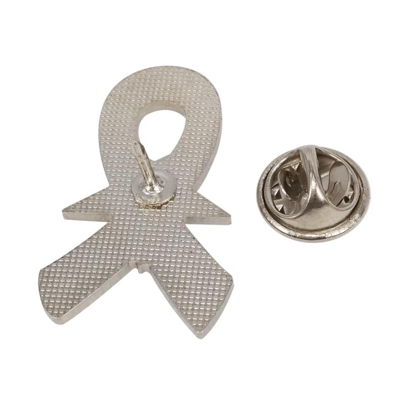 OES Lapel Pin - Support Our Troops Awareness Yellow Ribbon