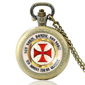 Knights Templar Commandery Pocket Watch - Various Colors