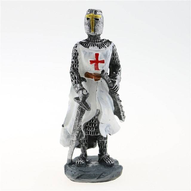 Knights Templar Commandery Figurine - 3D Resin with Magnet Decoration