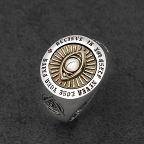 Eye Of Providence Ring - Resizable Silver