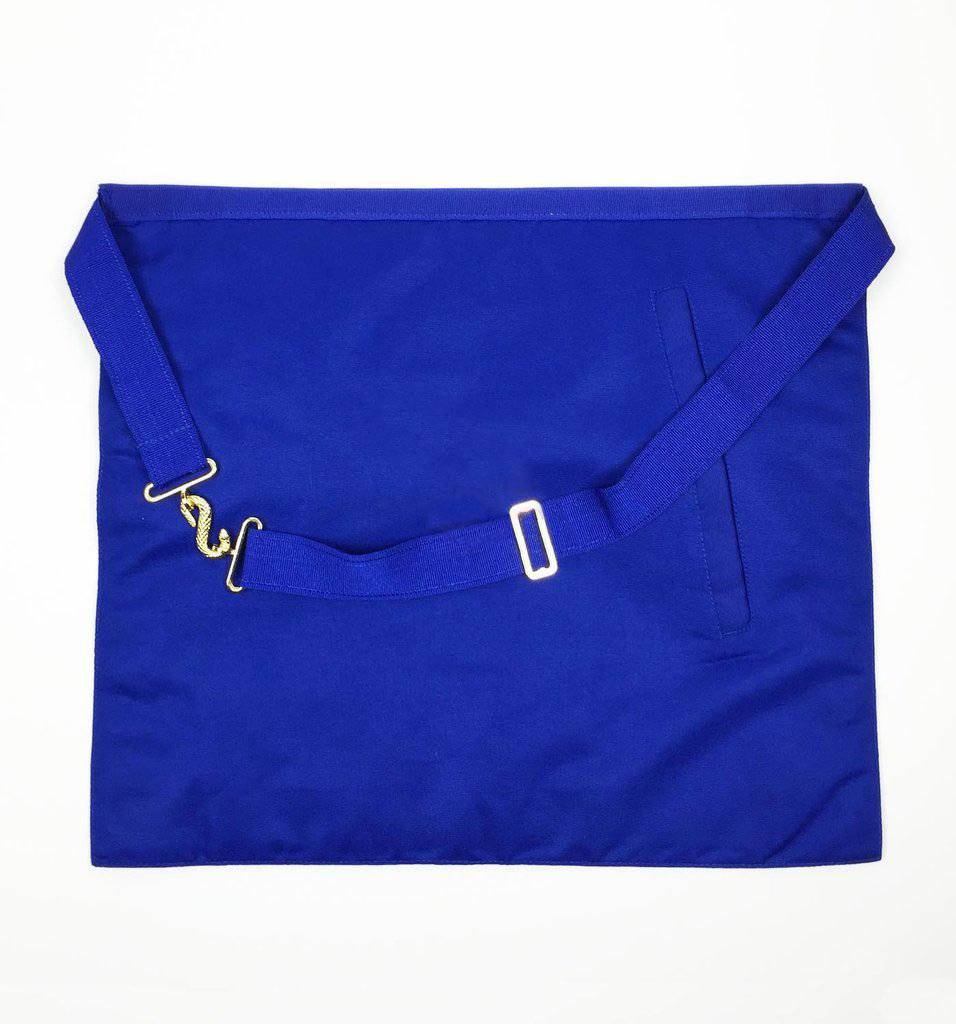 Provincial English Royal Arch Apron - Red & Blue - Bricks Masons