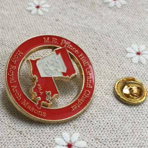 Royal Arch Chapter Lapel Pin - Metal - Bricks Masons
