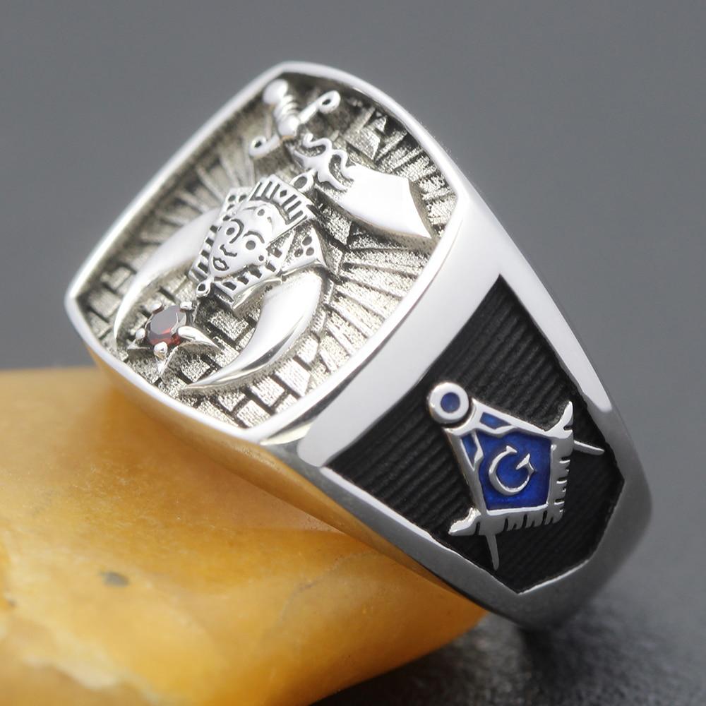 Shriners Ring - Sterling Silver - Bricks Masons