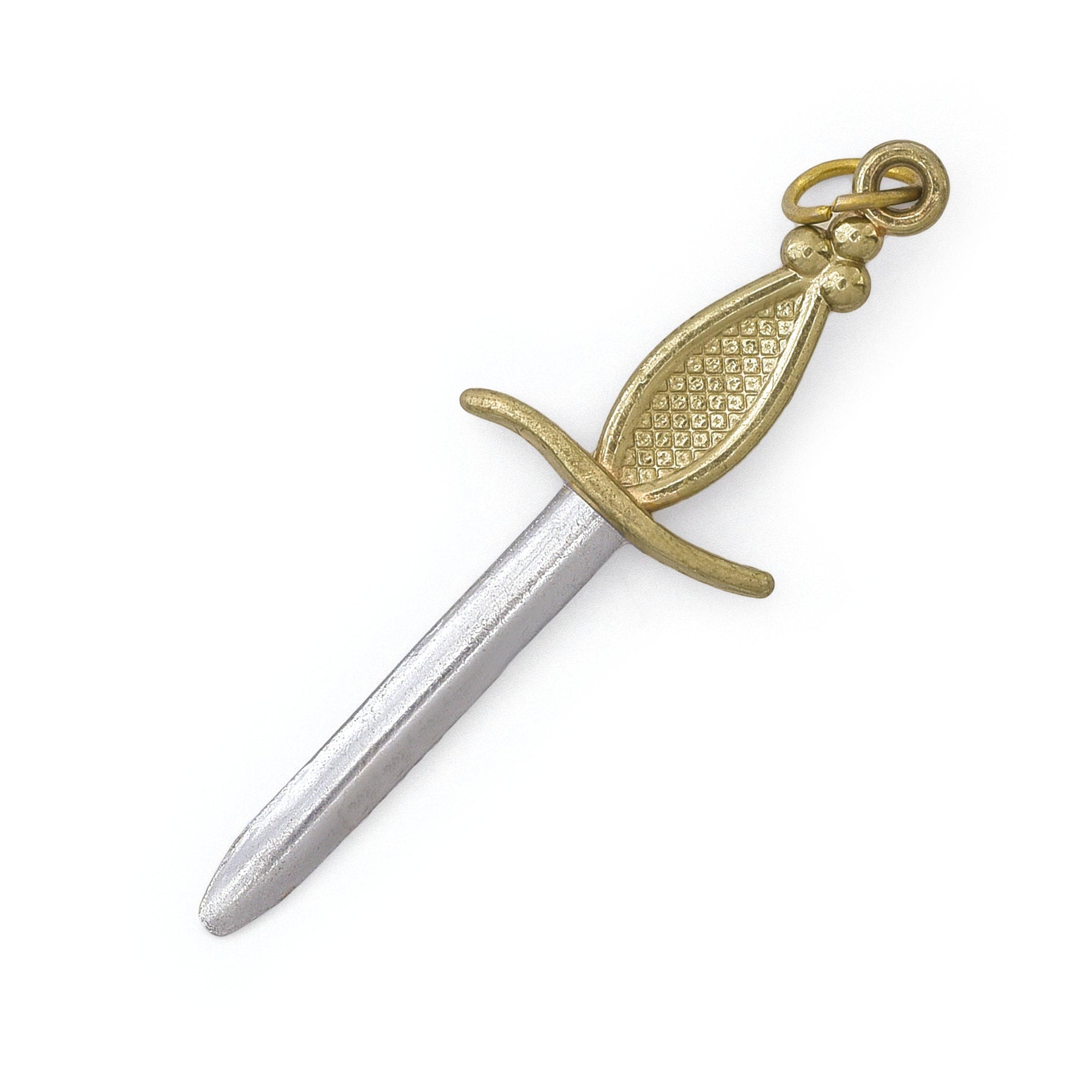 Tyler Blue Lodge Officer Collar Jewel - Gold Metal - Bricks Masons