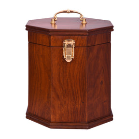 Masonic Fez Case - Pure Rosewood With Mat Finish - Bricks Masons