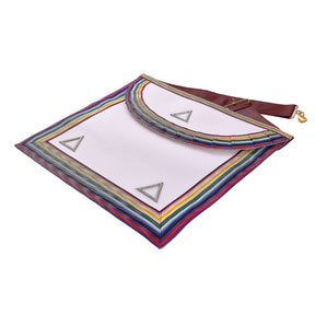 WCN & PCN Royal Ark Mariner AMD Apron - Silver & Multi colour - Bricks Masons