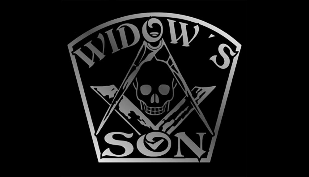 Widows Sons Flag - Black - Bricks Masons
