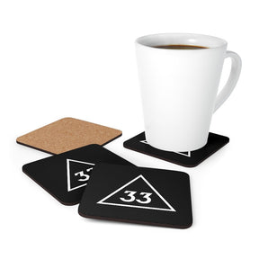 33rd Degree Scottish Rite Coaster - 4 Pieces Set - Bricks Masons