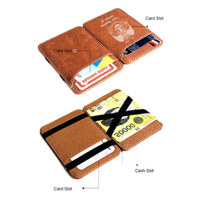 32nd Degree Scottish Rite Wallet - Wings Down Black & Brown - Bricks Masons