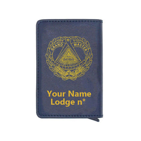 Grand Master Blue Lodge Wallet - Various Colors - Bricks Masons