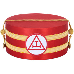 Royal Arch Chapter Crown Cap - Red & Gold - Bricks Masons