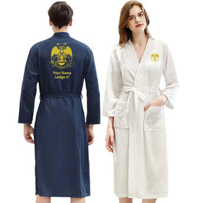 32nd Degree Scottish Rite Bathrobe - Wings Down Various Colors - Bricks Masons
