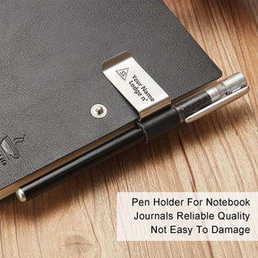 32nd Degree Scottish Rite Pen Holder - Black & Brown Leather - Bricks Masons