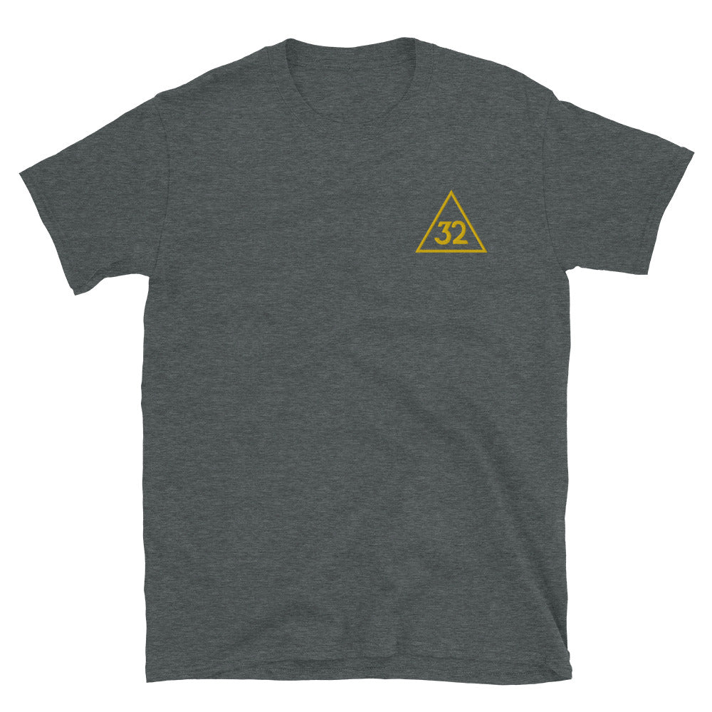 32nd Degree Scottish Rite T-Shirt - Various Colors - Bricks Masons