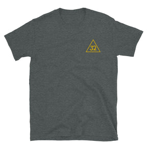 32nd Degree Scottish Rite T-Shirt - Various Colors - Bricks Masons