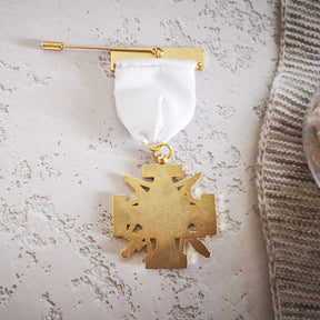 33rd Degree Scottish Rite Breast Jewel - Golden - Bricks Masons