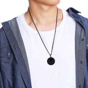 33rd Degree Scottish Rite Necklace - Wings Down Various Stainless Steel Colors - Bricks Masons