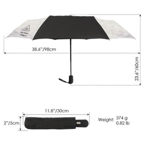 33rd Degree Scottish Rite Umbrella - Three Folding Windproof - Bricks Masons