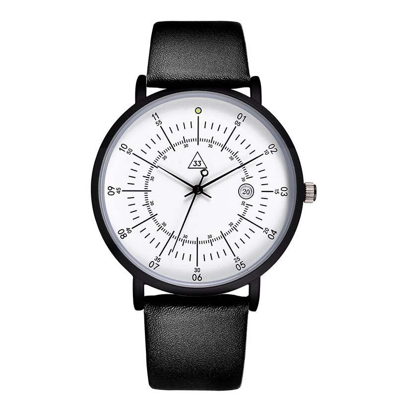 33nd Degree Scottish Rite Wristwatch - Leather Straps - Bricks Masons