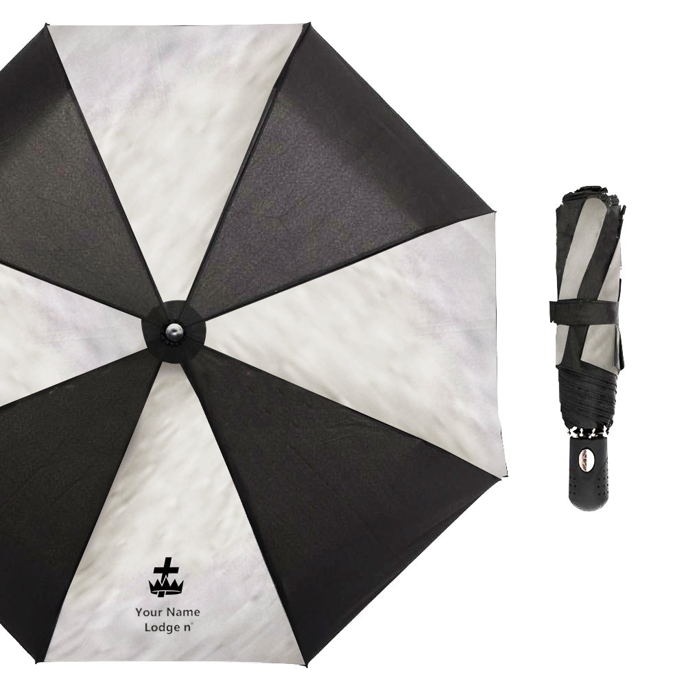 Knights Templar Commandery Umbrella - Three Folding Windproof - Bricks Masons