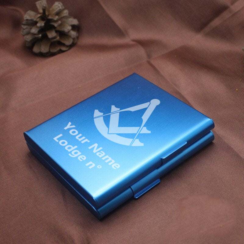 Past Master Blue Lodge Cigarette Case - Various Colors - Bricks Masons