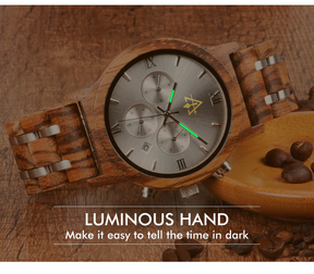 Council Wristwatch - Various Wood Colors - Bricks Masons