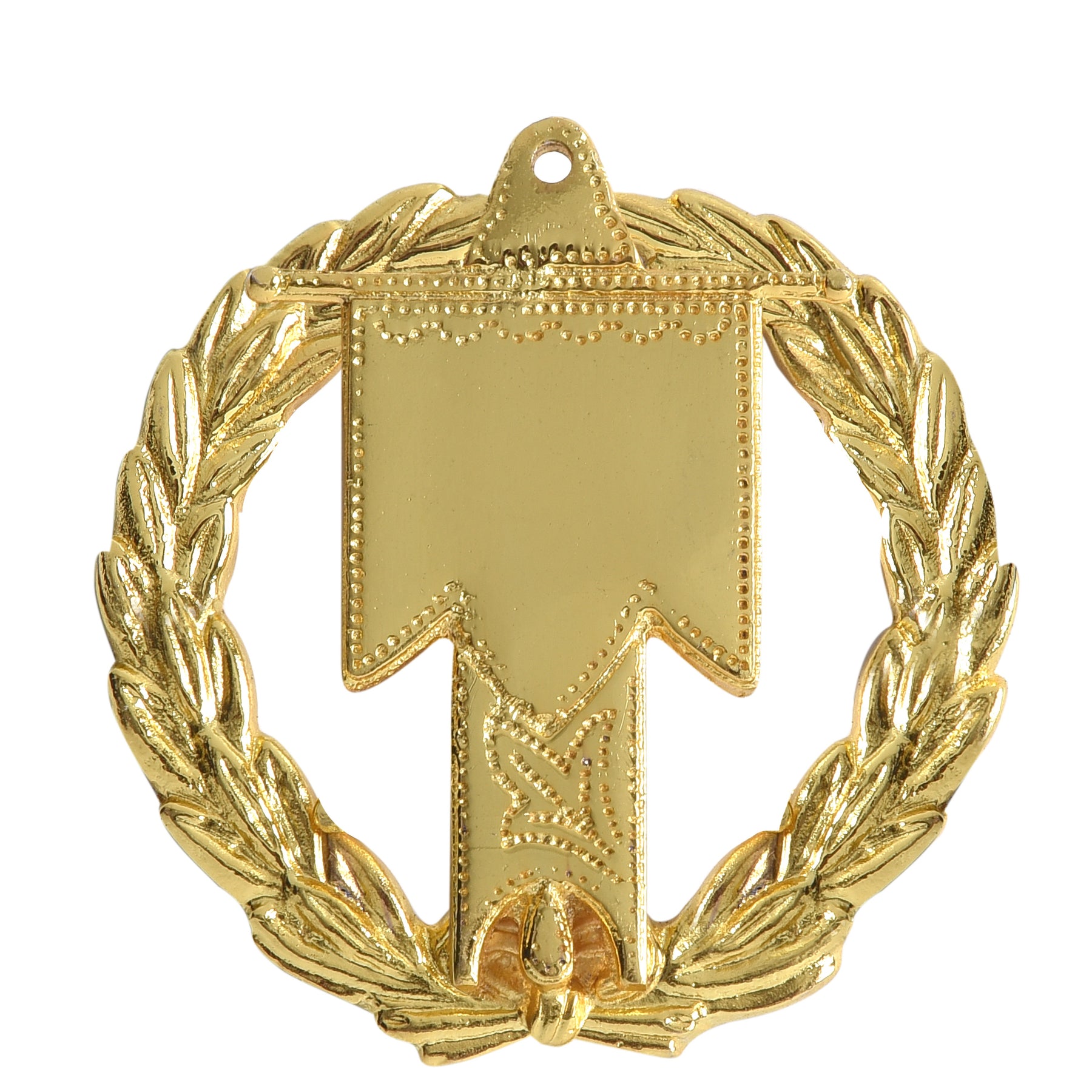Grand Standard Bearer Knights Templar Commandery Officer Collar Jewel - Gold Plated - Bricks Masons