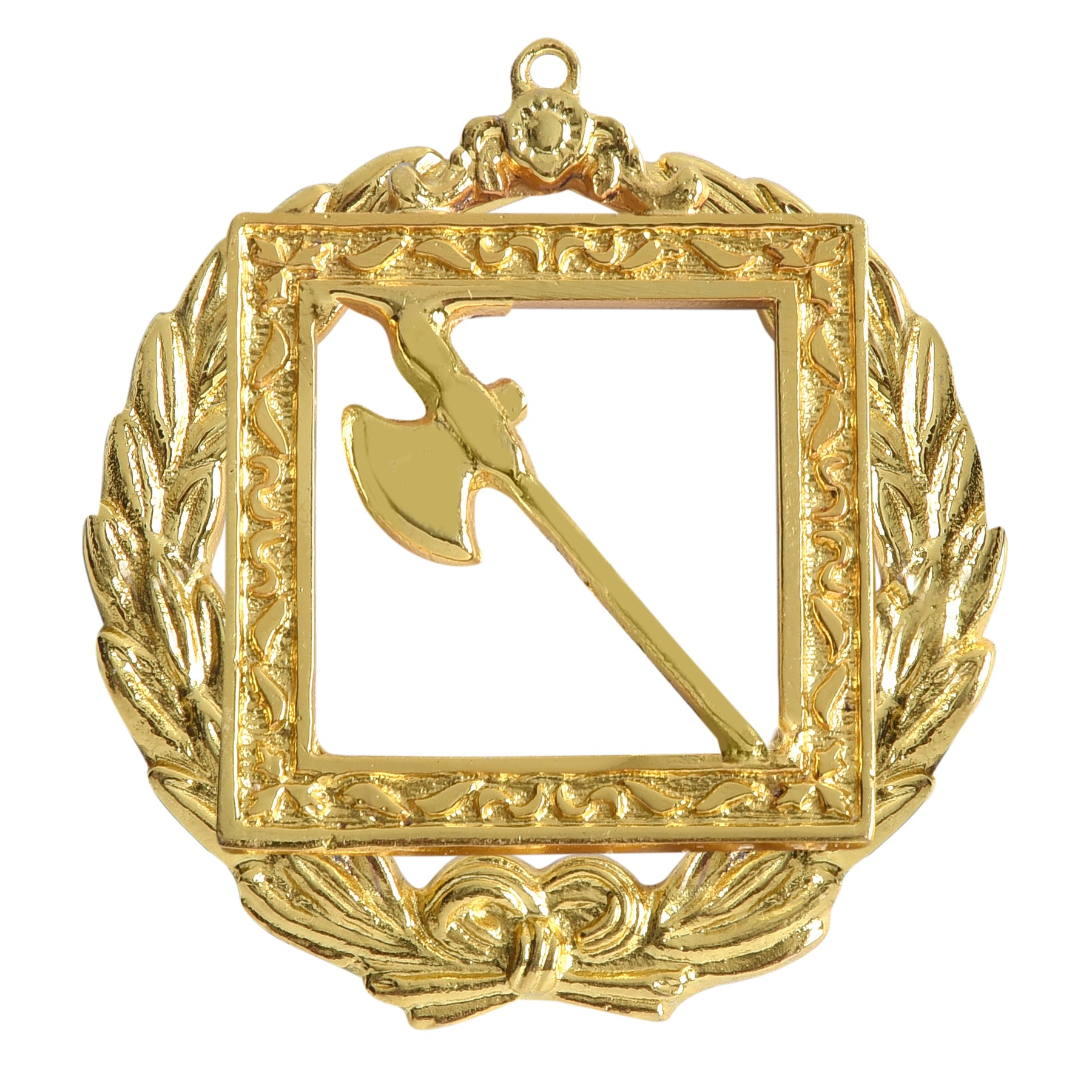Grand Guard Knights Templar Commandery Officer Collar Jewel - Gold Plated - Bricks Masons