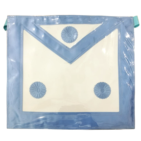 Master Mason Plastic Cover Apron - Sky Blue - Bricks Masons