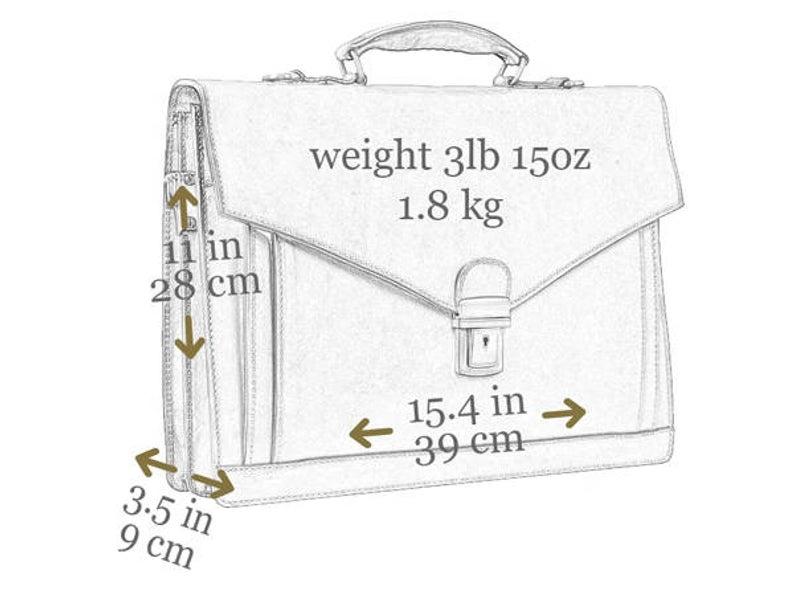 32nd Degree Scottish Rite Briefcase - Wings Down Various Sizes - Bricks Masons