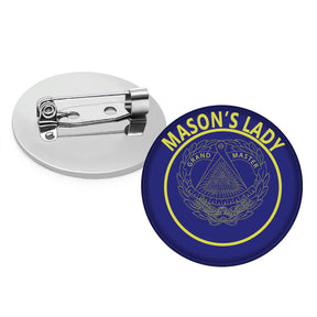 Grand Master Blue Lodge Brooch - Mason's Lady - Bricks Masons