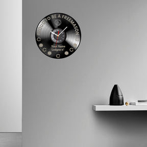 Grand Master Blue Lodge Clock - Vinyl Record - Bricks Masons