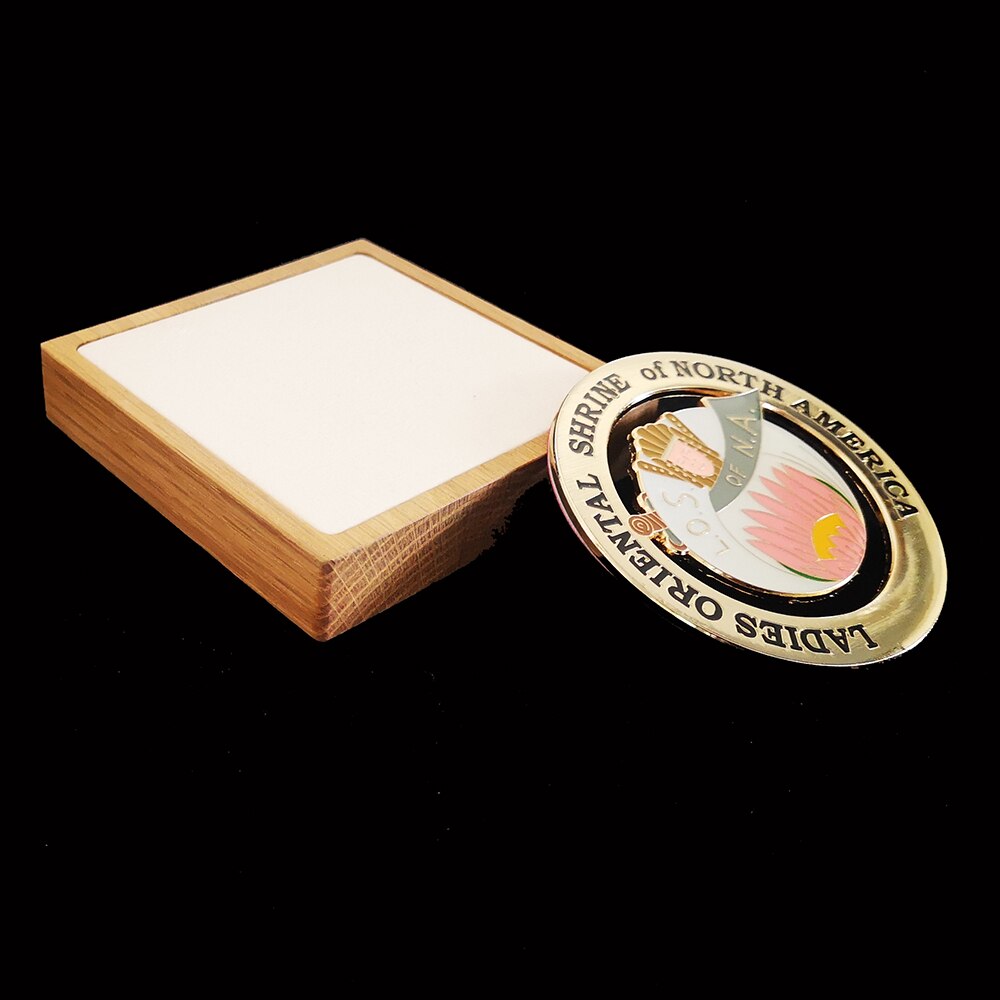 Ladies Oriental Shrine Car Emblem - North America - Bricks Masons