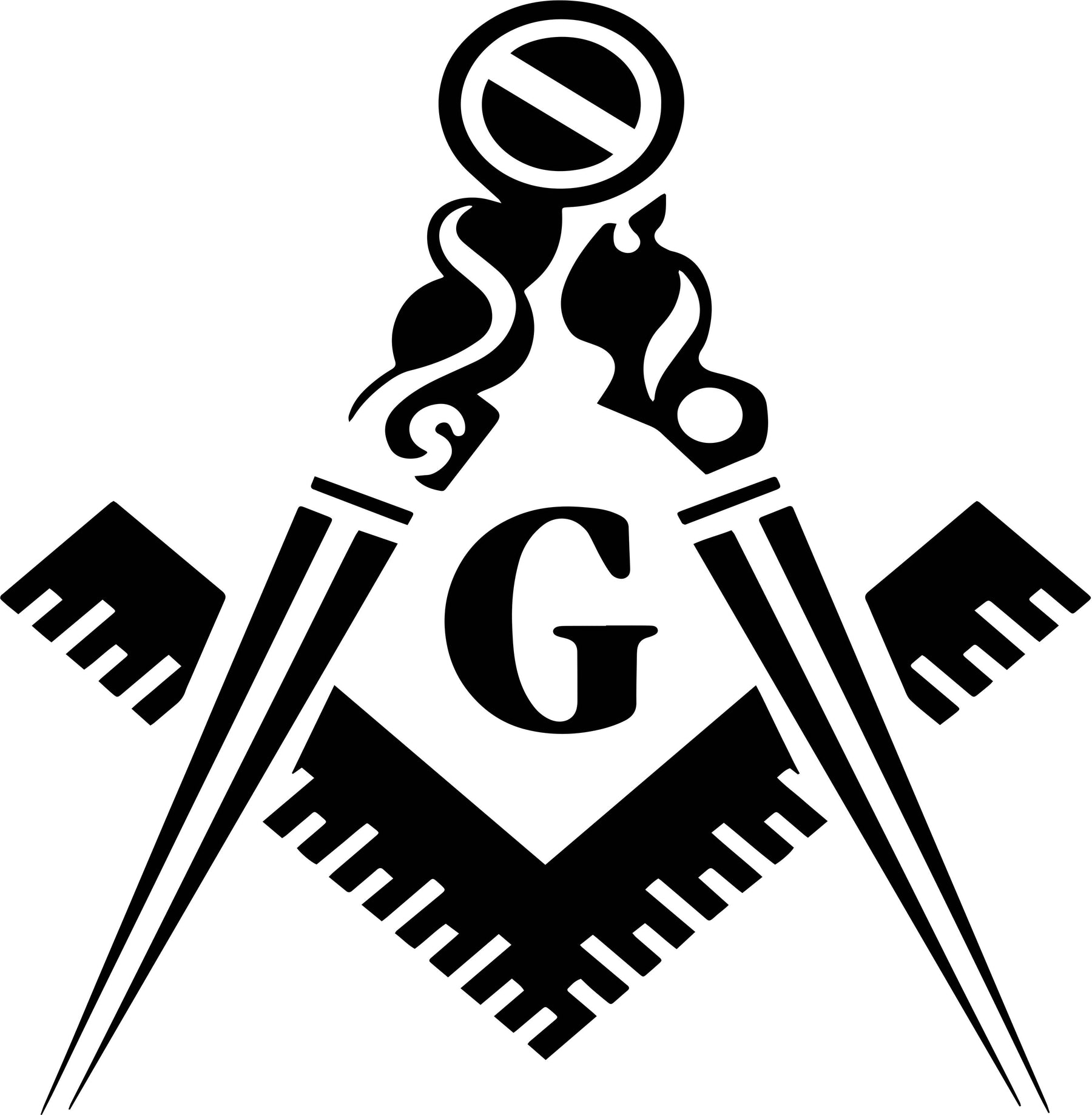 Master Mason Blue Lodge Pen - Various Metal Colors - Bricks Masons