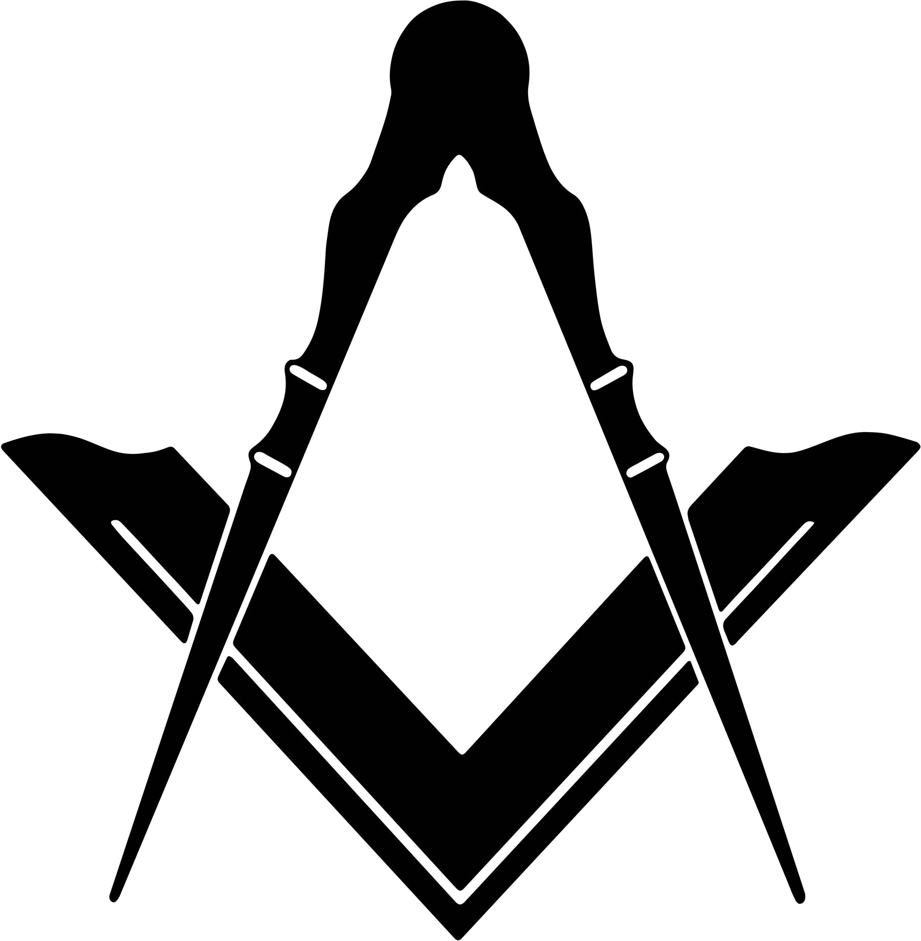 Master Mason Blue Lodge Pen - Various Metal Colors - Bricks Masons