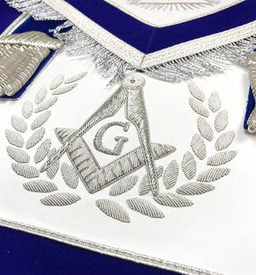 Master Mason Blue Lodge Regalia Set - Hand Embroidery - Bricks Masons