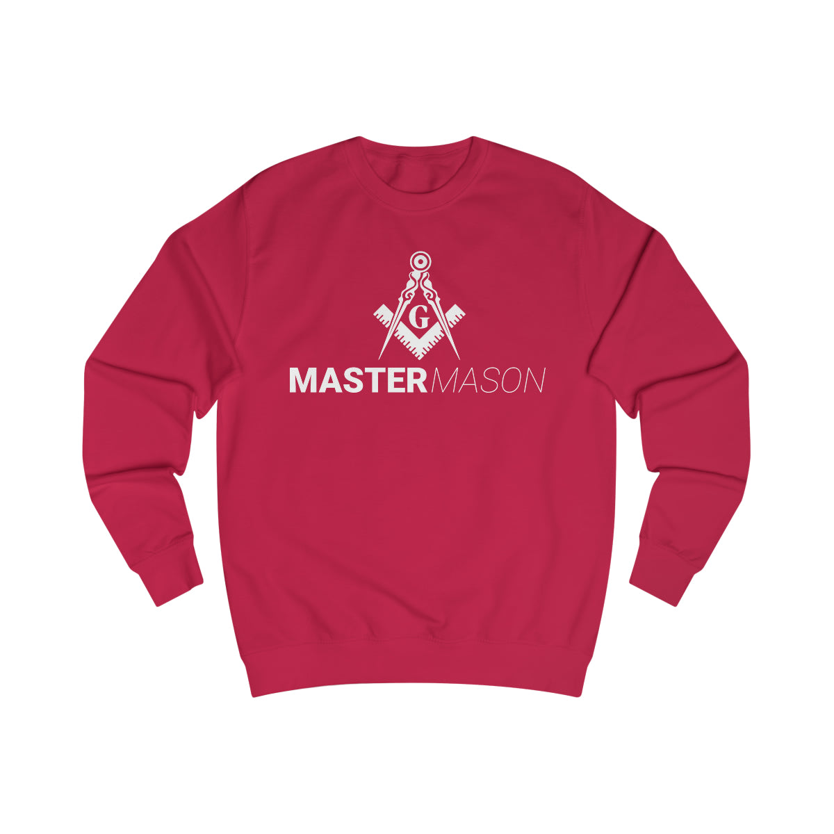Master Mason Blue Lodge Sweatshirt - Black Square and Compass G Ugly - Bricks Masons