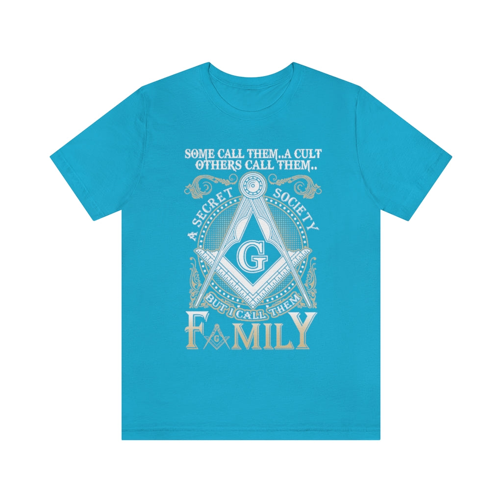 Masonic T-Shirt - I Call Them Family - Bricks Masons