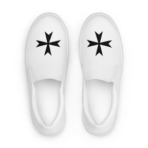 Order Of Malta Commandery Sneaker - Slip-on Canvas - Bricks Masons