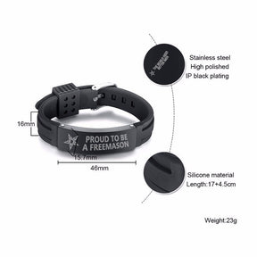 OES Bracelet - Silicone - Bricks Masons