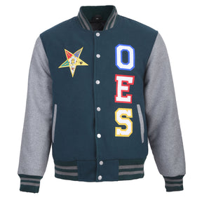 OES Jacket - Dark Blue & Gray - Bricks Masons