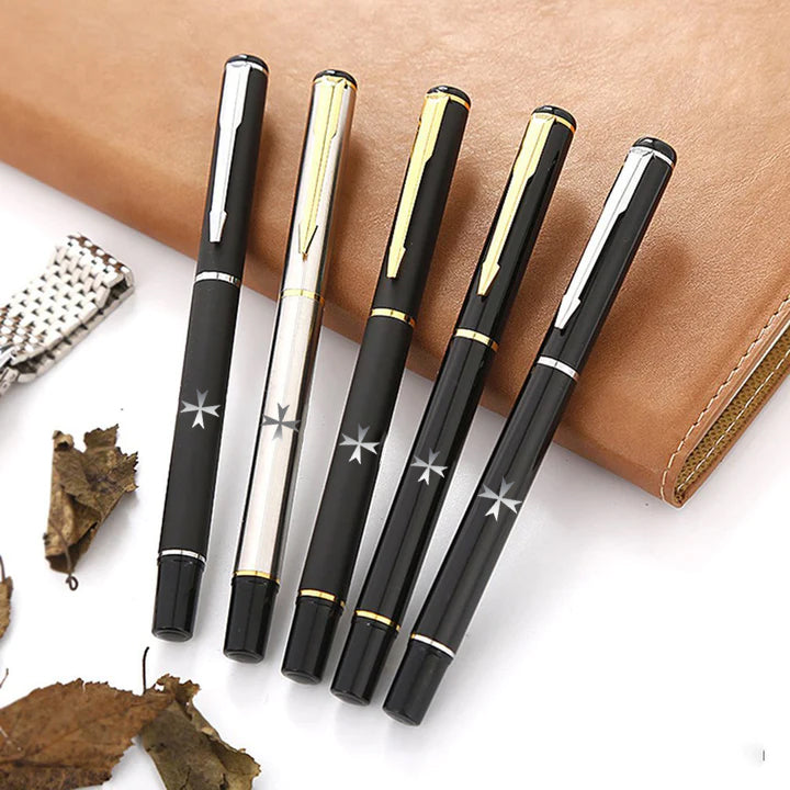 Order Of Malta Commandery Pen - Various Colors - Bricks Masons