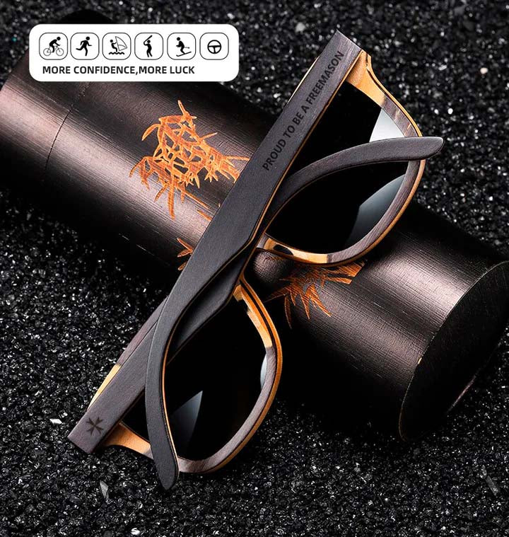 Order Of Malta Commandery Sunglasses - Various Lenses Colors - Bricks Masons