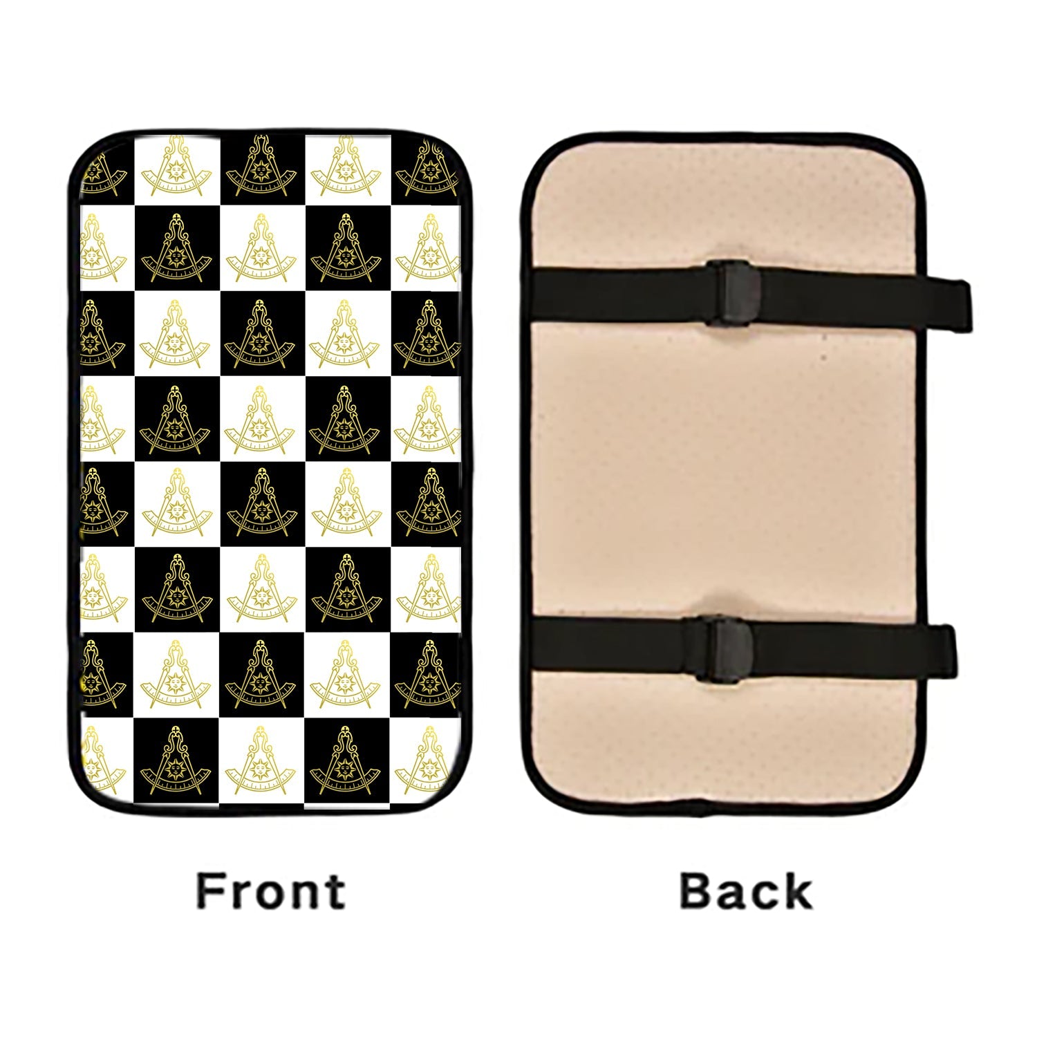 Past Master Blue Lodge California Regulation Car Armrest - Various Sizes - Bricks Masons