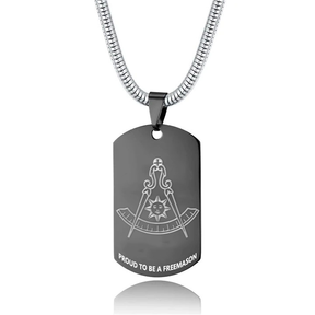 Past Master Blue Lodge California Regulation Necklace - (Various Colors) - Bricks Masons