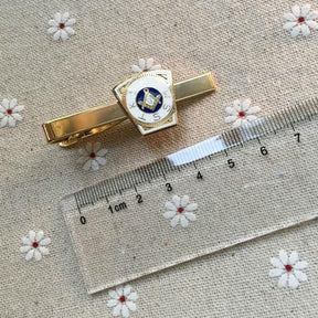 Royal Arch Chapter Tie Clip - KSHTWSST White Gold - Bricks Masons