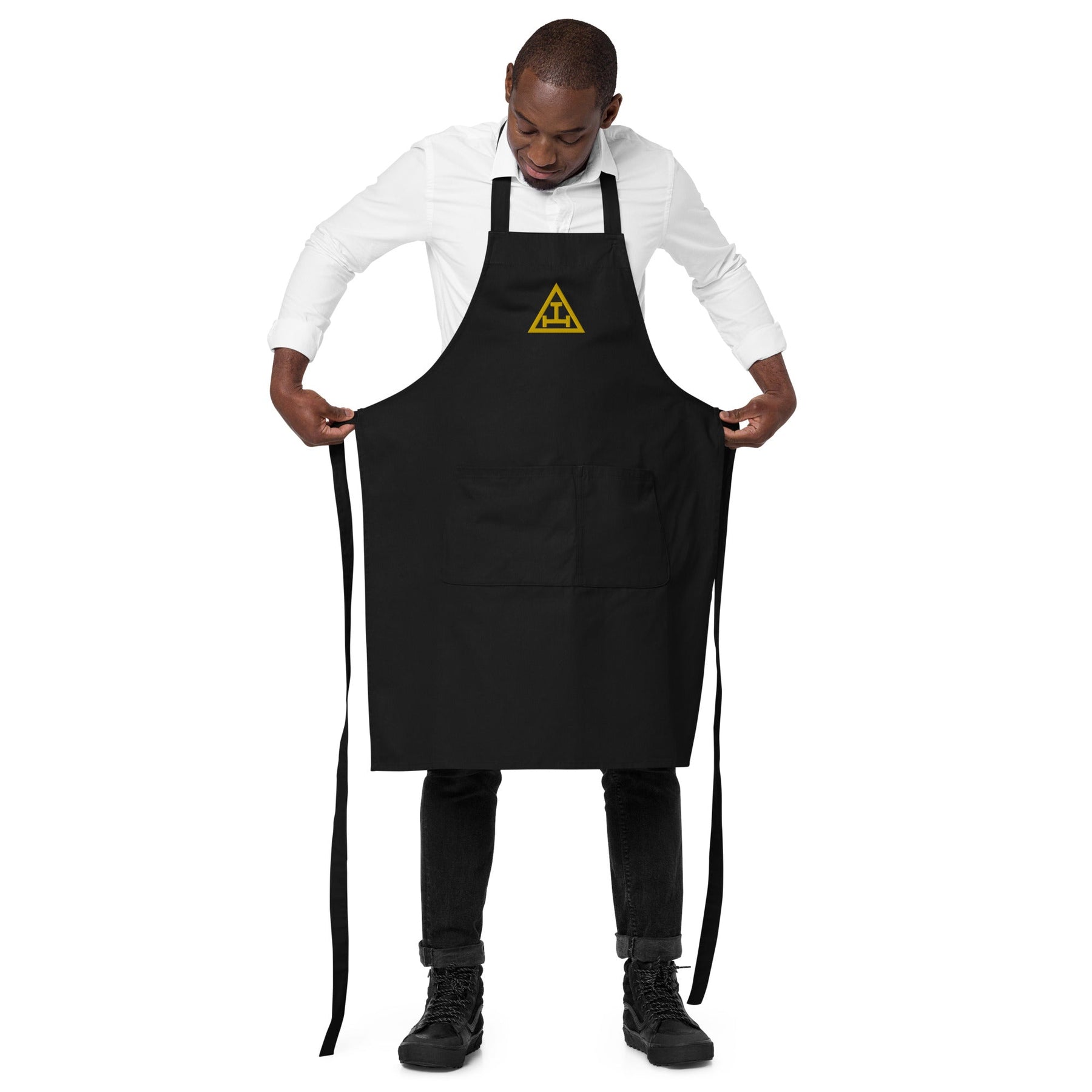 Royal Arch Chapter Kitchen Apron - Various Organic Cotton Colors - Bricks Masons
