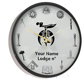 Shriners Clock - Frame with LED - Bricks Masons